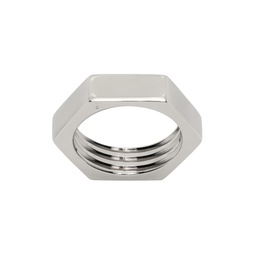Silver Thin Nut Ring 232168F024014