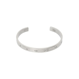 Silver Numerical Cuff Bracelet 232168M142012