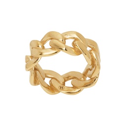 Gold Chain Ring 232168M147000