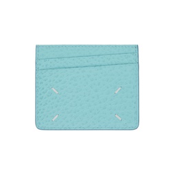 Blue Four Stitches Card Holder 232168M163015