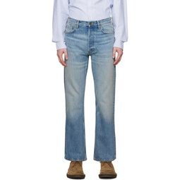 Blue Bootcut Jeans 232170M186000
