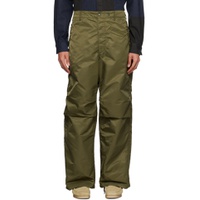 Green Pleated Trousers 232175M191015