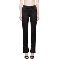 Black Tailored Trousers 232187F085003
