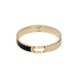 Gold   Beige J Marc Hinge Cuff Bracelet 232190F020007