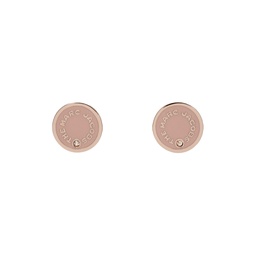Rose Gold The Medallion Studs Earrings 232190F022015