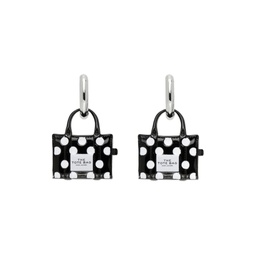 Black Polka Dot Tote Earrings 232190F022021