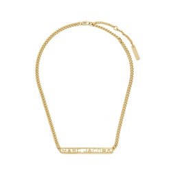 Gold The Monogram Chain Necklace 232190F023004