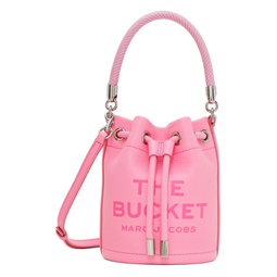 Pink The Leather Mini Bucket Bag 232190F048152