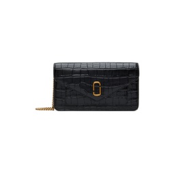 Black The Envelope Croc Chain Bag 232190F048162