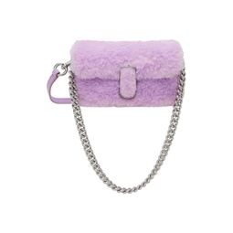 Purple The Mini Faux Fur Bag 232190F048179