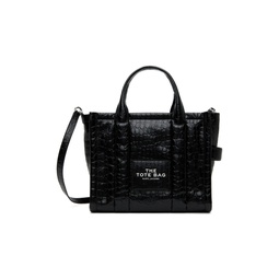 Black Small The Croc Embossed Tote 232190F049161