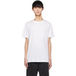 White Precise T Shirt 232216M213033