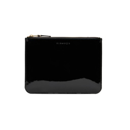 Black Glossy Pouch 232230M171001