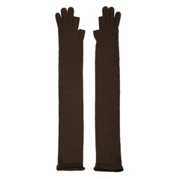 Brown Opera Gloves 232232F012004