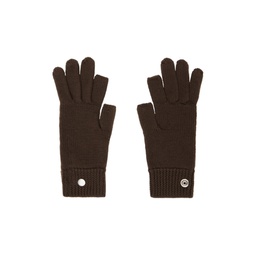 Brown Touchscreen Gloves 232232F012007