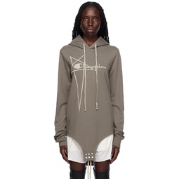 Taupe Champion Edition Body Hoodie 232232F097011