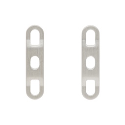 Silver Link Earrings 232232M144008