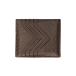 Brown Square Card Holder 232232M163000