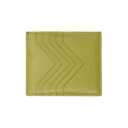 Green Square Card Holder 232232M163002