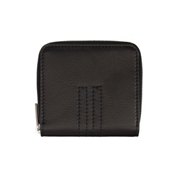 Black Zipped Wallet 232232M164015