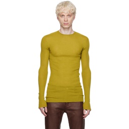 Yellow Rib Sweater 232232M201017