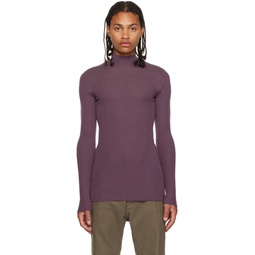 Purple Lupetto Sweater 232232M201026