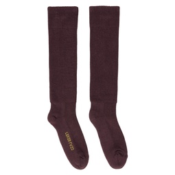 Purple Knee High Socks 232232M220007