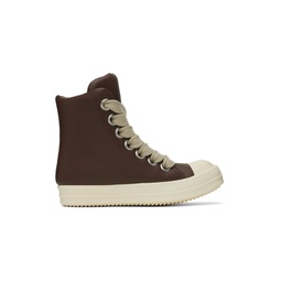 Brown Jumbo Lace Sneakers 232232M236037