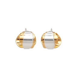 Silver   Gold AW3 Earrings 232249F022014