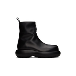 Black Zip Boots 232249F113001