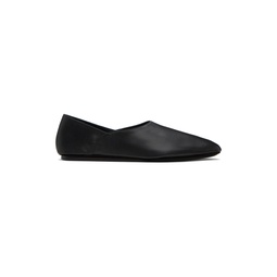 Black Pointed Slippers 232249F115007
