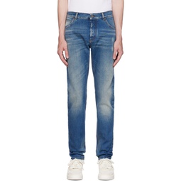 Blue Slim Fit Jeans 232251M186002