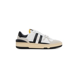 White   Black Clay Sneakers 232254F128016