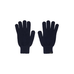 Navy Patch Gloves 232260M135007