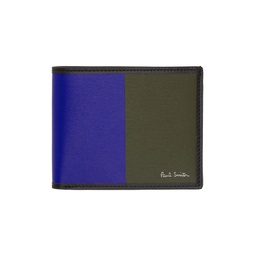 Multicolor Paneled Wallet 232260M164014
