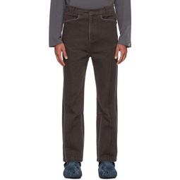 SSENSE Exclusive Brown EP 4 02 Trousers 232260M191022
