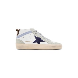 SSENSE Exclusive White Mid Star Sneakers 232264F127000