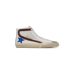 White Mid Star Sneakers 232264M236004