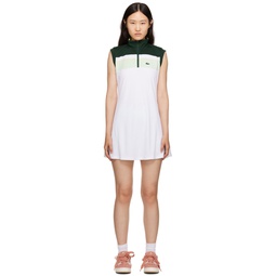 White   Green Minidress   Shorts Set 232268F551002