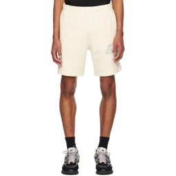 Off White Relaxed Fit Shorts 232268M193004