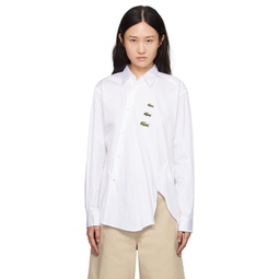 White Lacoste Edition Shirt 232270F109011