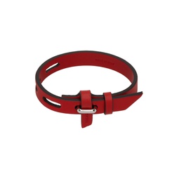 Red Lettering Bracelet 232270M142007