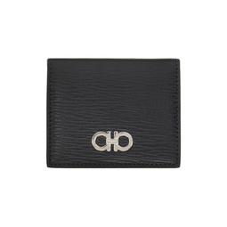 Black Leather Coin Pouch 232270M164005