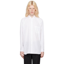 White Patch Pocket Shirt 232270M192016