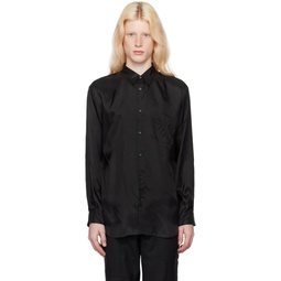 Black Buttoned Shirt 232270M192025