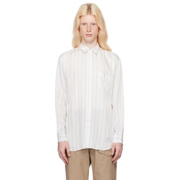 White Striped Shirt 232270M192027