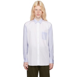 White Striped Shirt 232270M192028