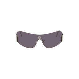 Silver Rimless Sunglasses 232278F005023