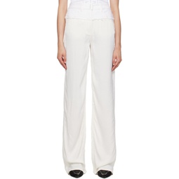 White Oversized Jeans 232278F069003