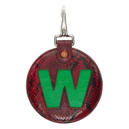 Red   Green Embossed Keychain 232278M148016